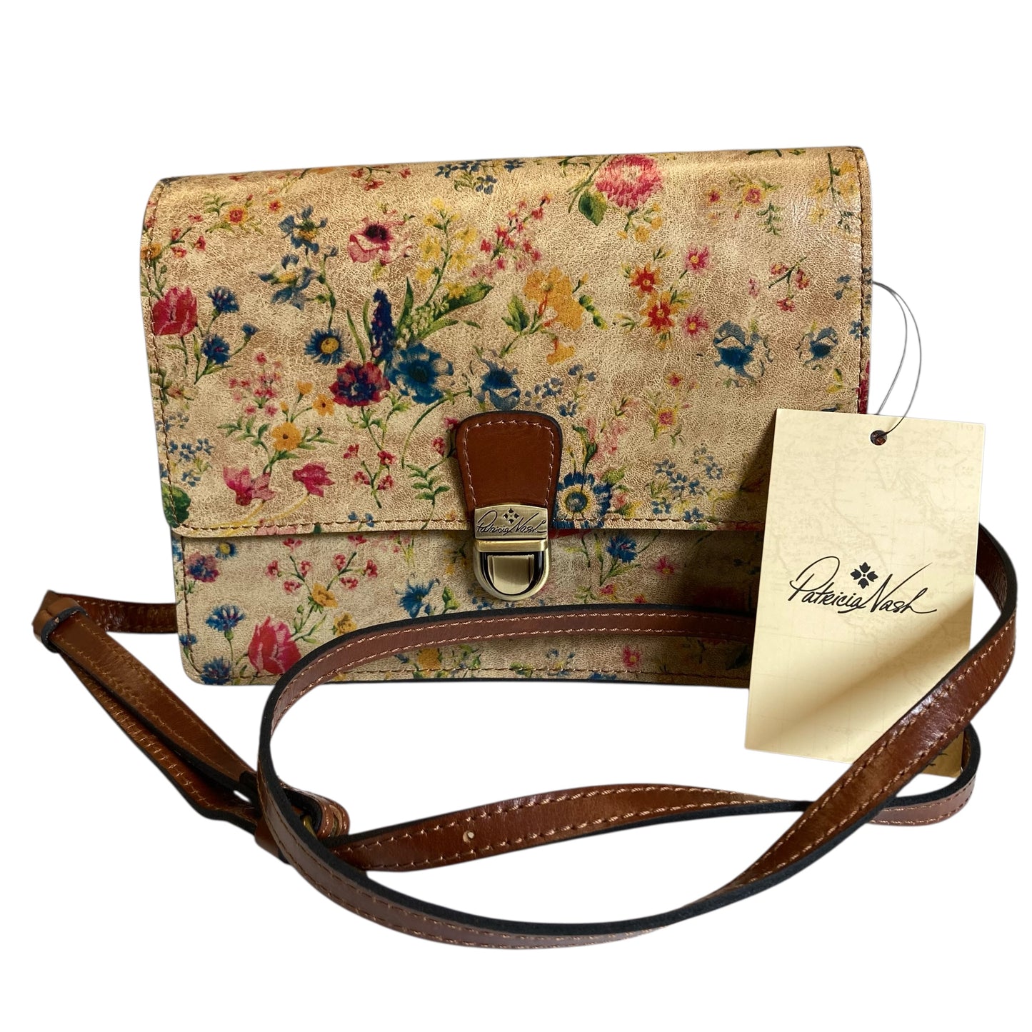 Crossbody Designer By Patricia Nash In Multi, Size:Small