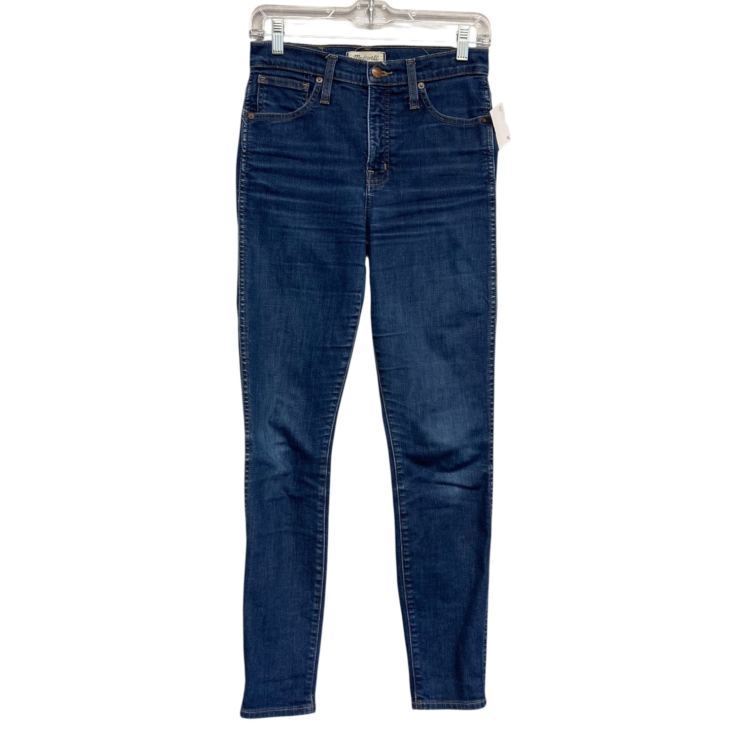 Jeans Skinny By Madewell In Blue Denim, Size:2