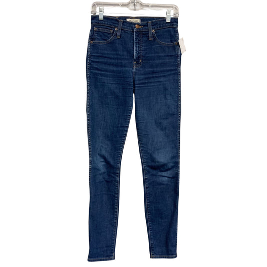 Jeans Skinny By Madewell In Blue Denim, Size:2