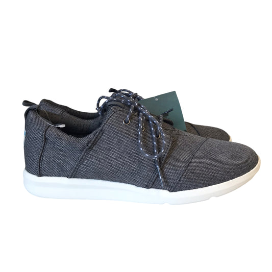 Shoes Sneakers By Toms In Grey & White, Size:10