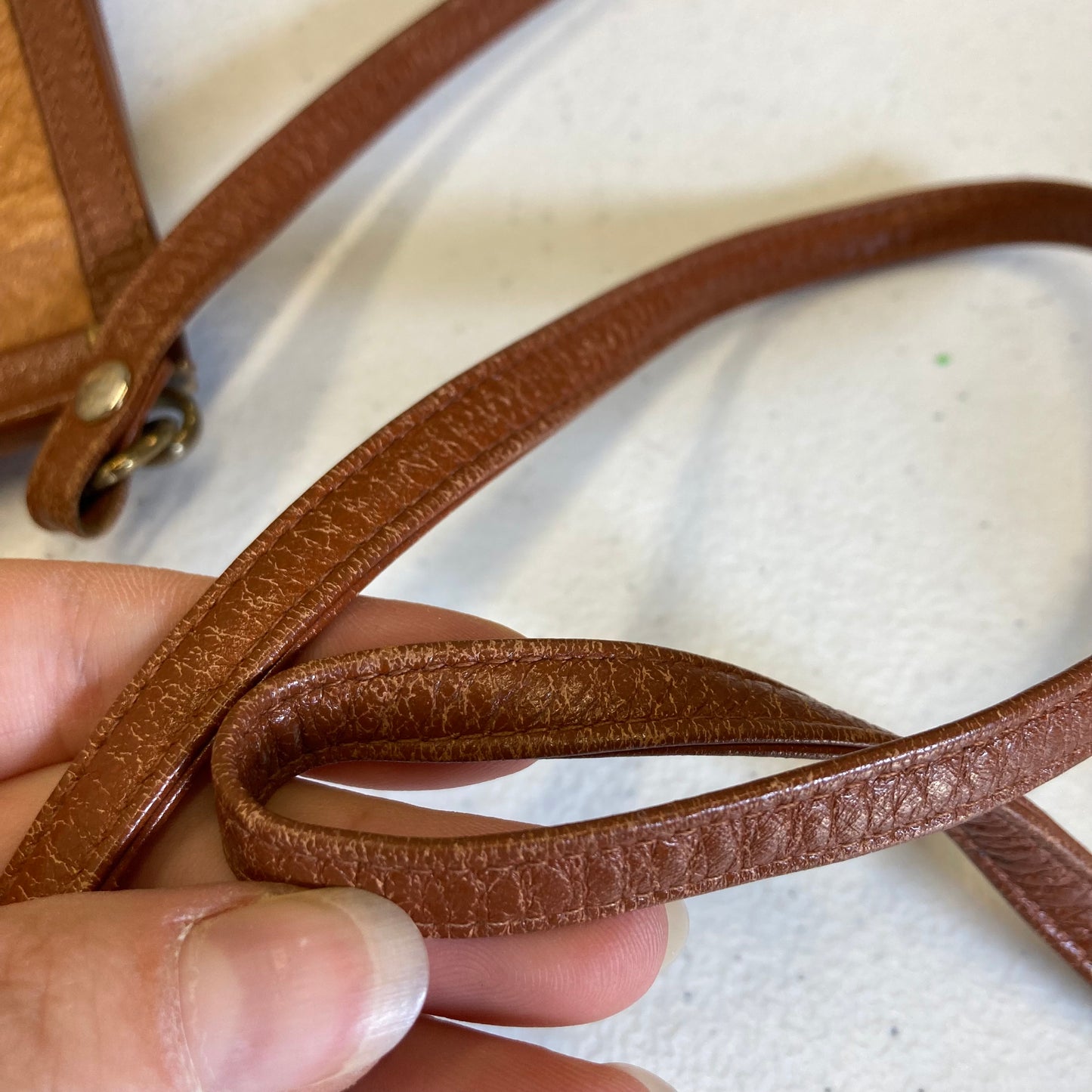 Handbag Luxury Designer By Mcm In Brown, Size:Small