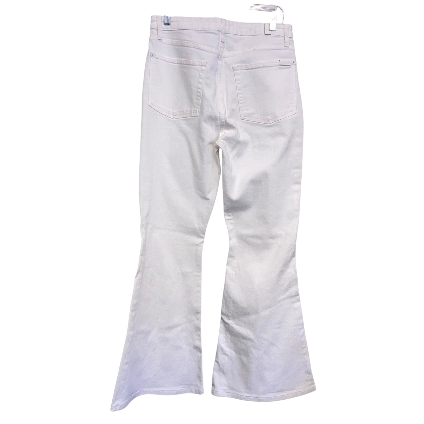 Jeans Flared By 7 For All Mankind In White Denim, Size:12
