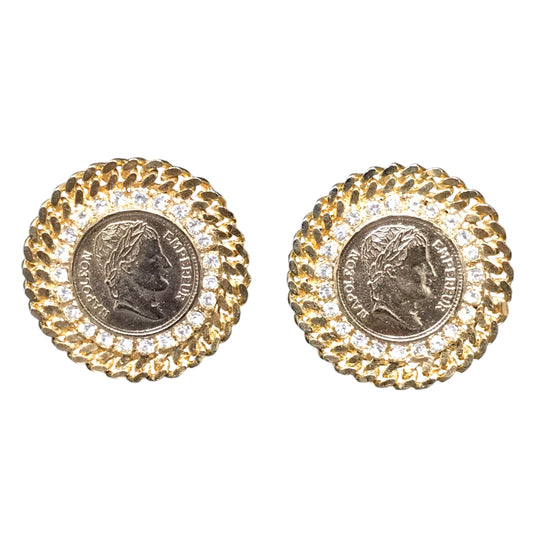 Earrings Clip-On In Gold