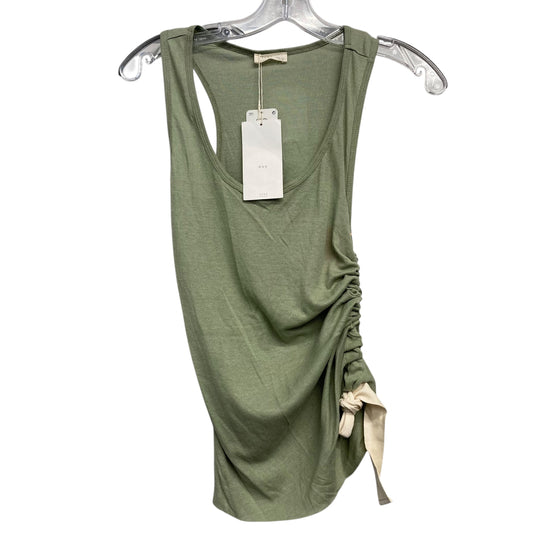 Top Sleeveless By Zara In Green, Size:L