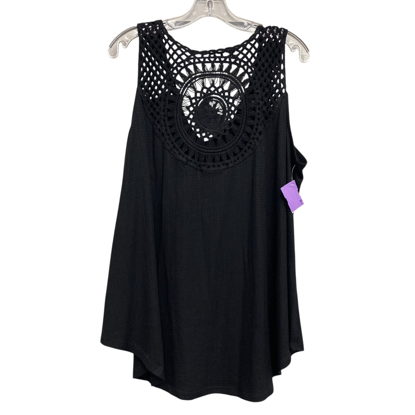 Top Sleeveless By Torrid In Black, Size:2X