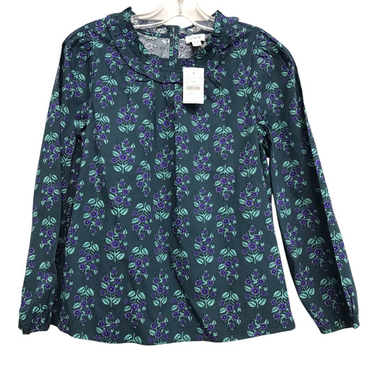 Top Ls By J. Crew In Floral Print, Size:Xsp