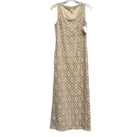 Dress Casual Maxi By Chicos In Tan, Size:S