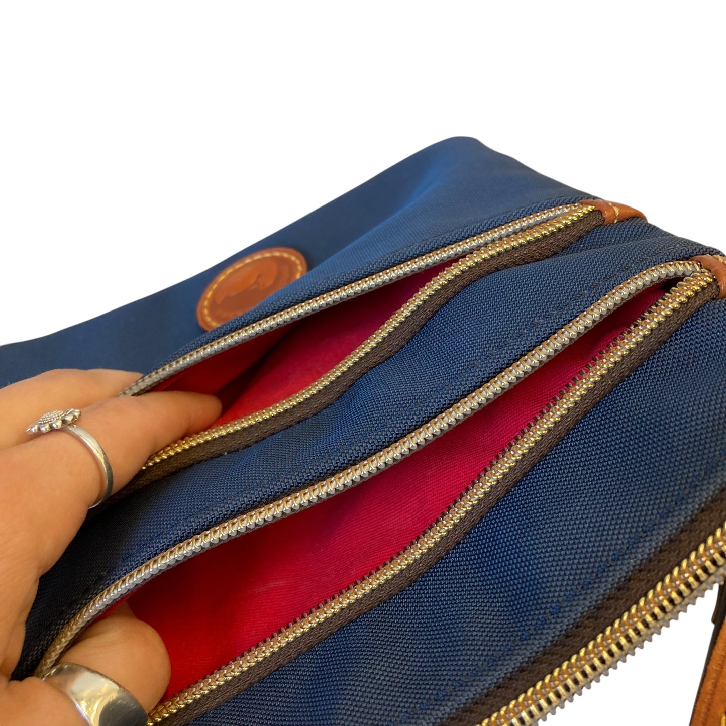 Crossbody Designer By Dooney And Bourke In Navy, Size:Small