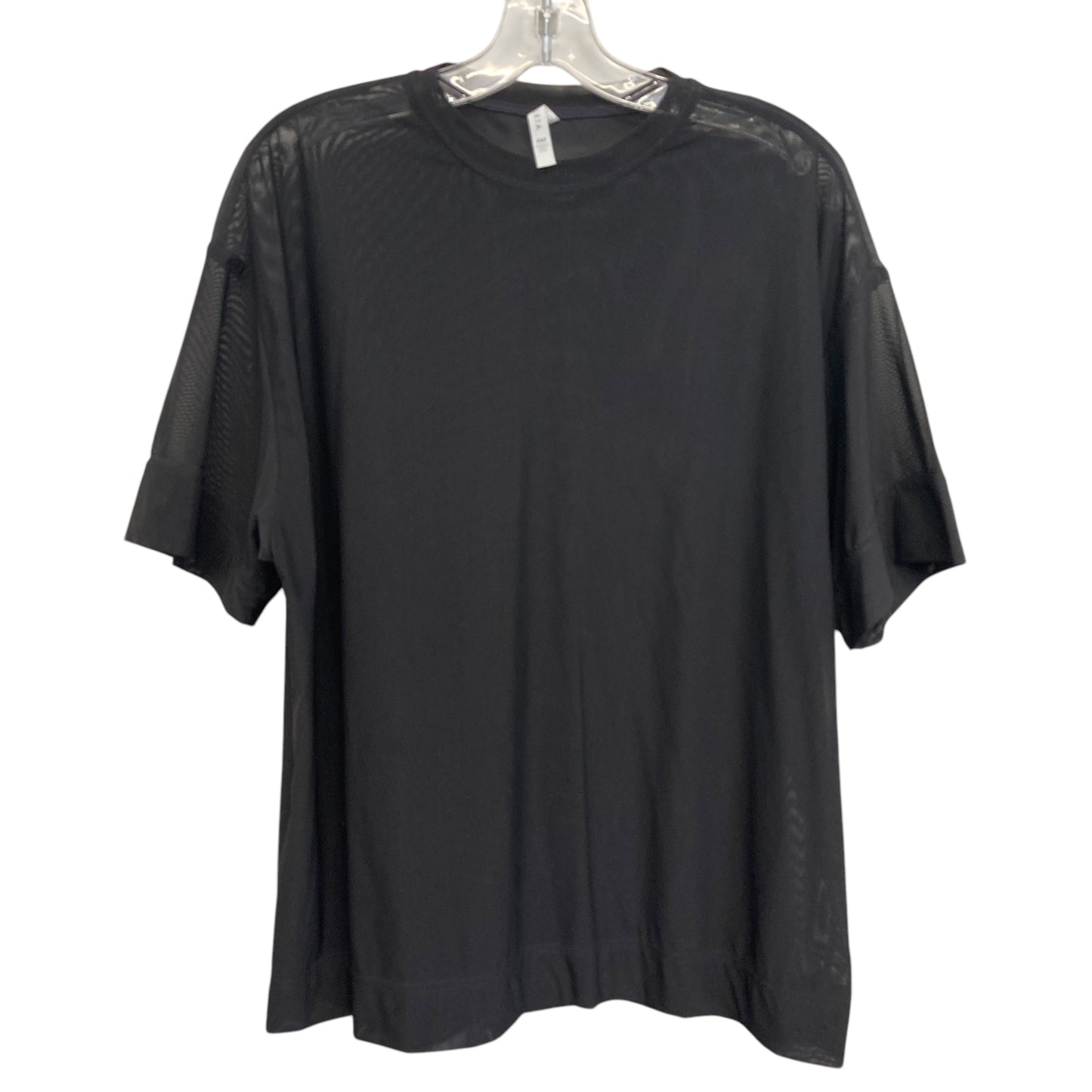 Athletic Top Ss By Athleta In Black, Size:Xxs
