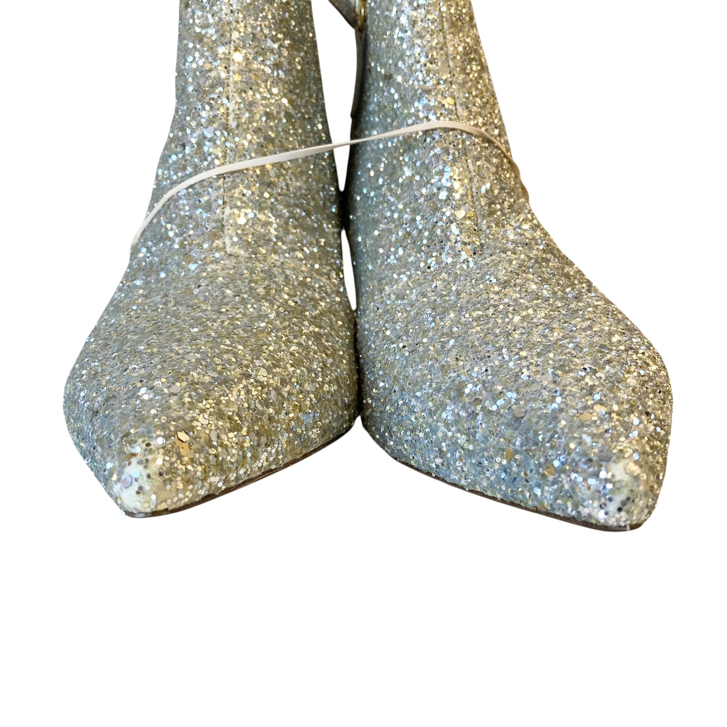 Boots Designer By Kate Spade In Silver, Size:10.5