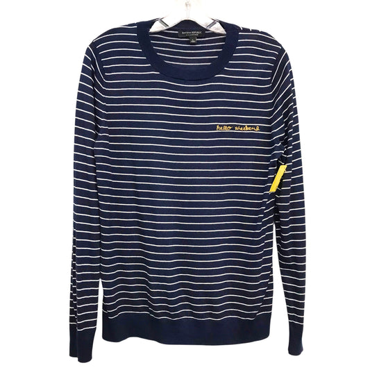 Top Ls By Banana Republic In Striped Pattern, Size:L