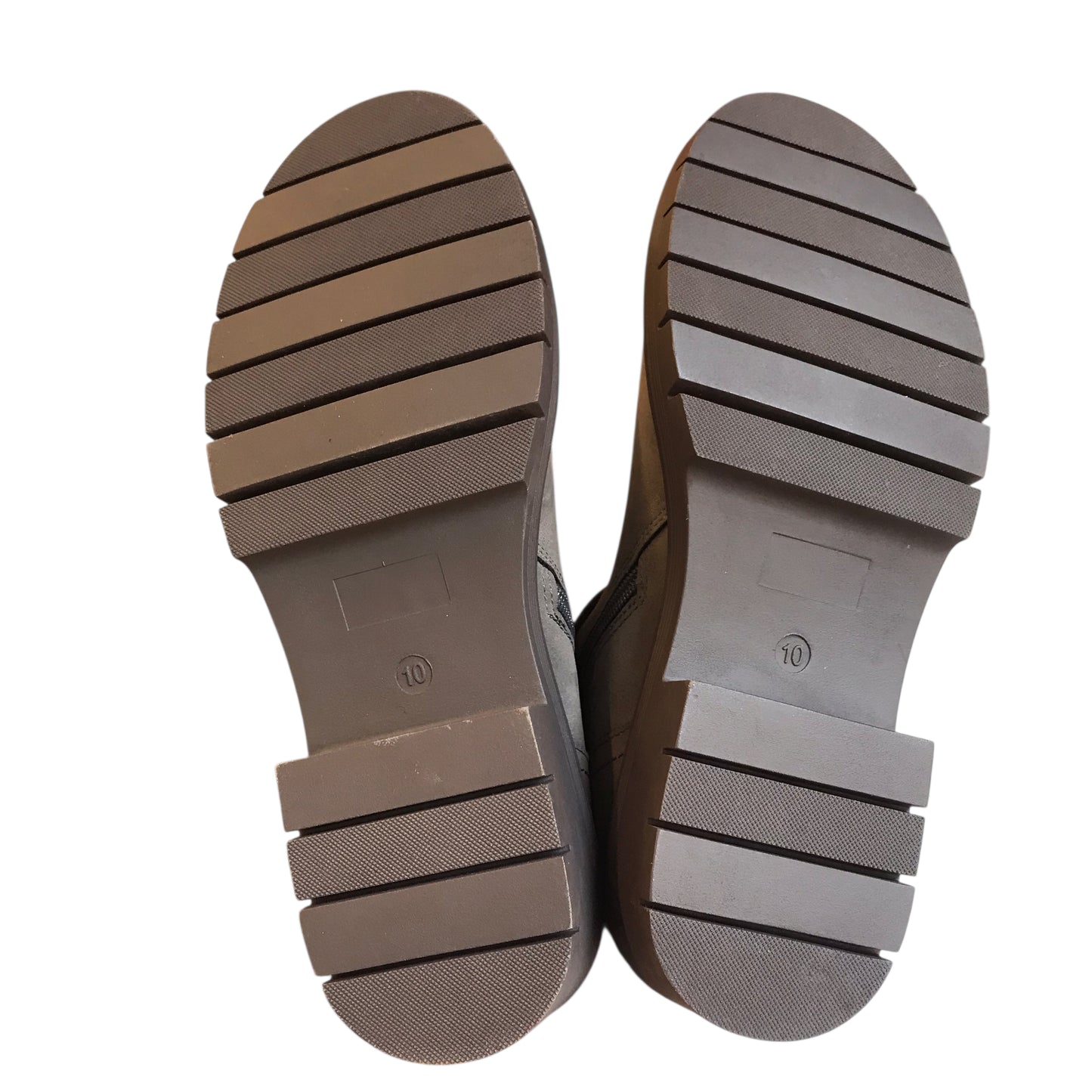 Boots Ankle Heels By RUIEE In Grey, Size:10