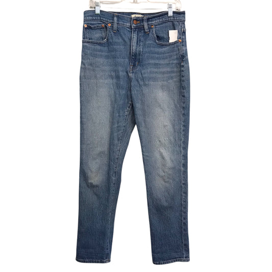 Jeans Straight By Madewell In Blue Denim, Size:6