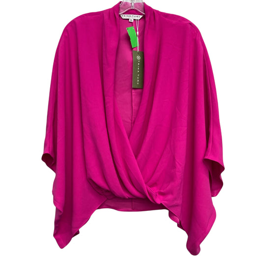Top 3/4 Sleeve By Trina Turk In Pink, Size:Xl