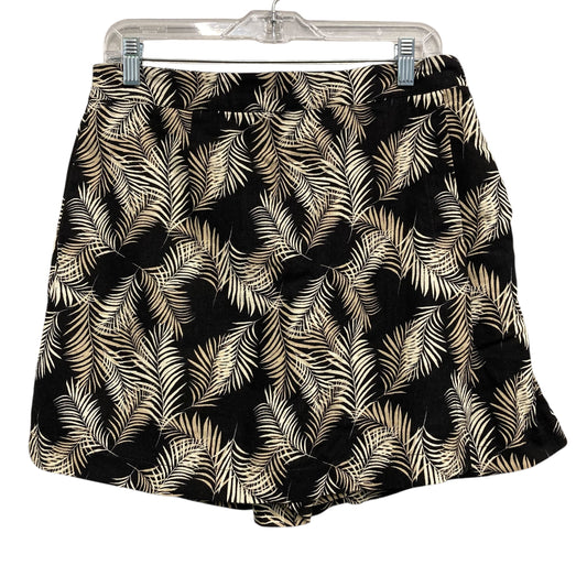 Skort By Ellen Tracy In Black & Cream, Size:8