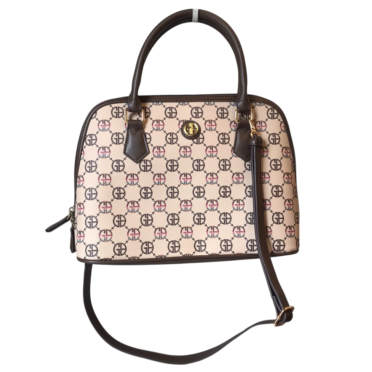 Handbag By Giani Bernini In Brown & Tan, Size:Medium