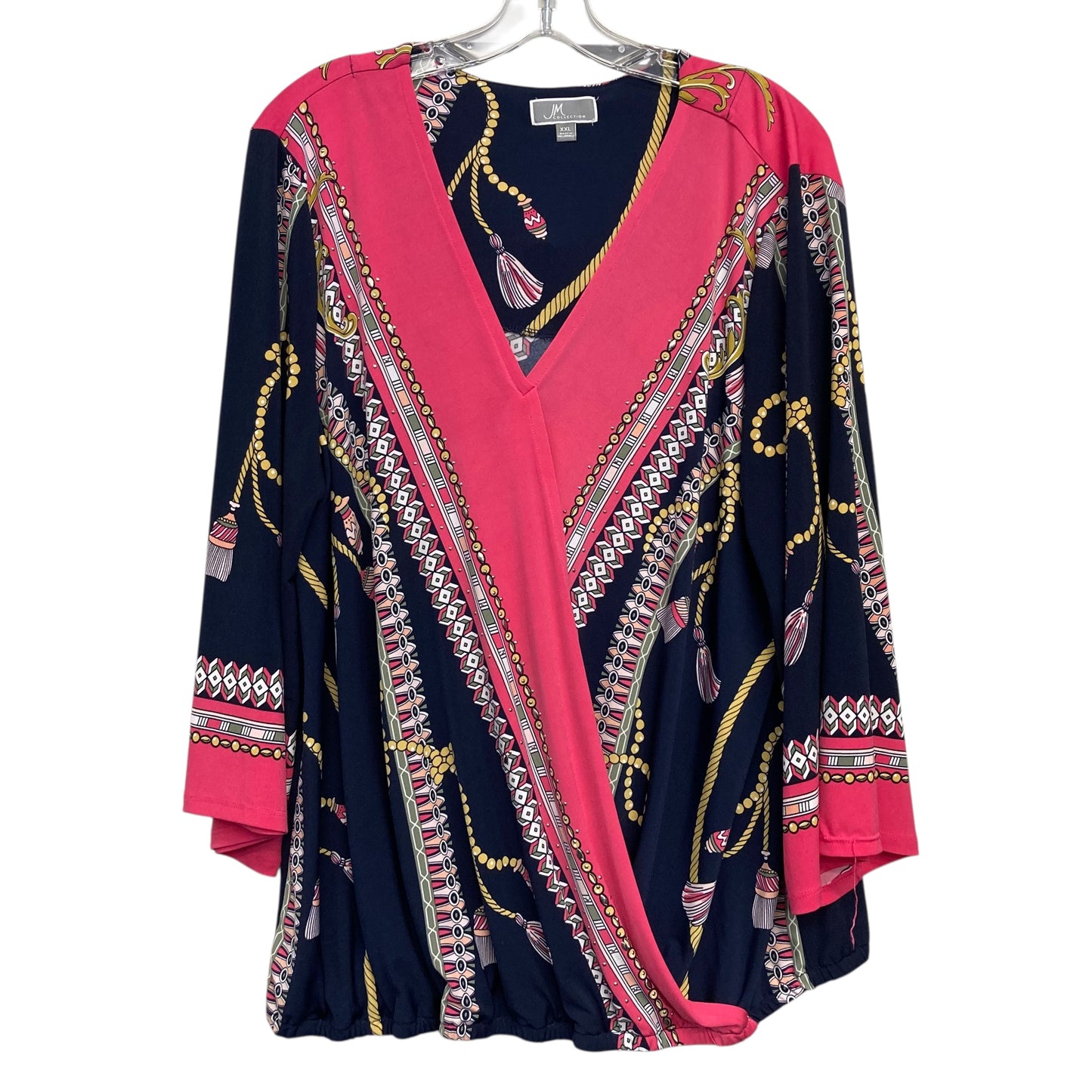 Top Ls By Jm Collections In Multi, Size:1X