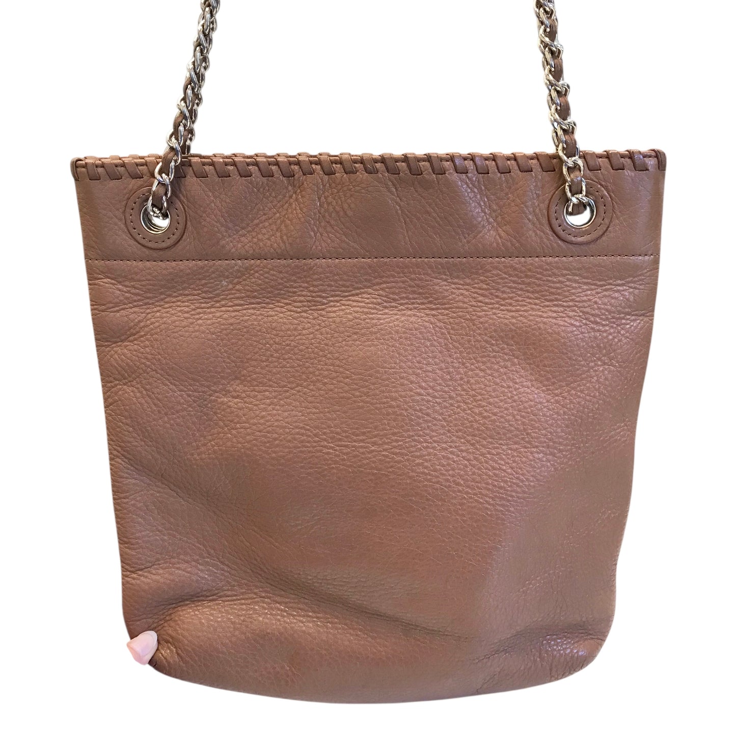 Handbag Designer By Tory Burch In Brown, Size:Medium