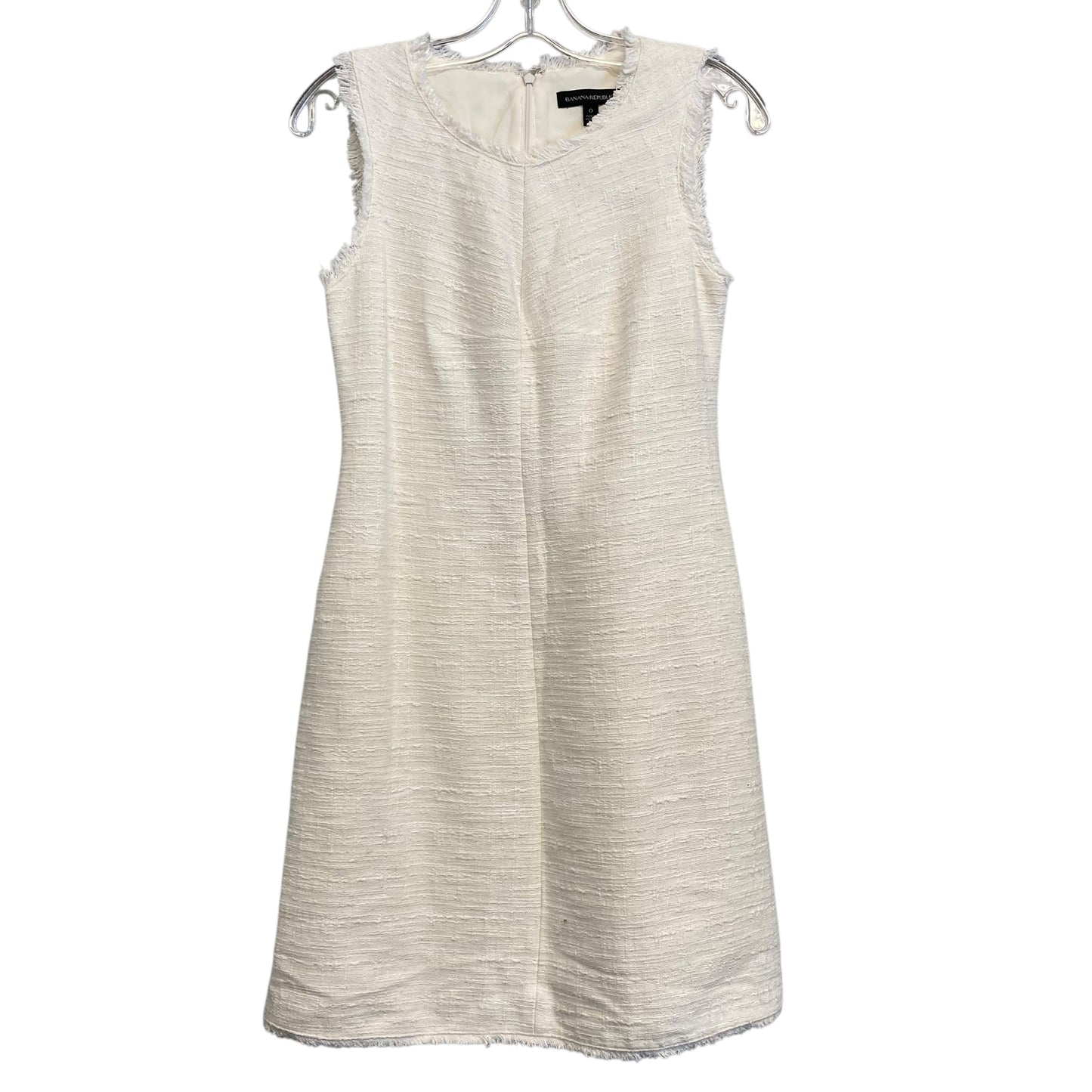 Dress Work By Banana Republic In Cream, Size:Xs