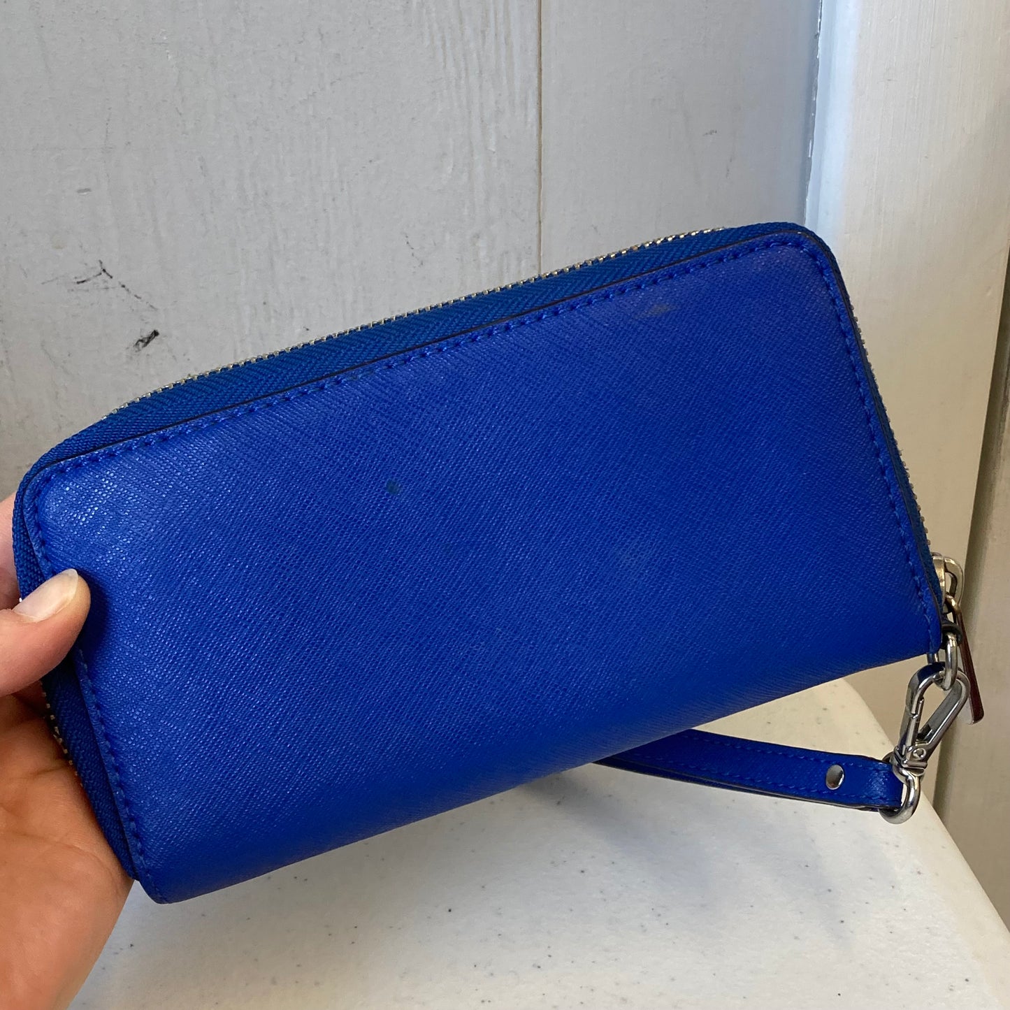 Wallet Designer By Michael Kors In Blue, Size:Medium