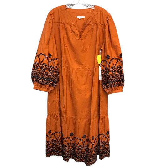 Dress Casual By Chicos In Orange, Size:Xl