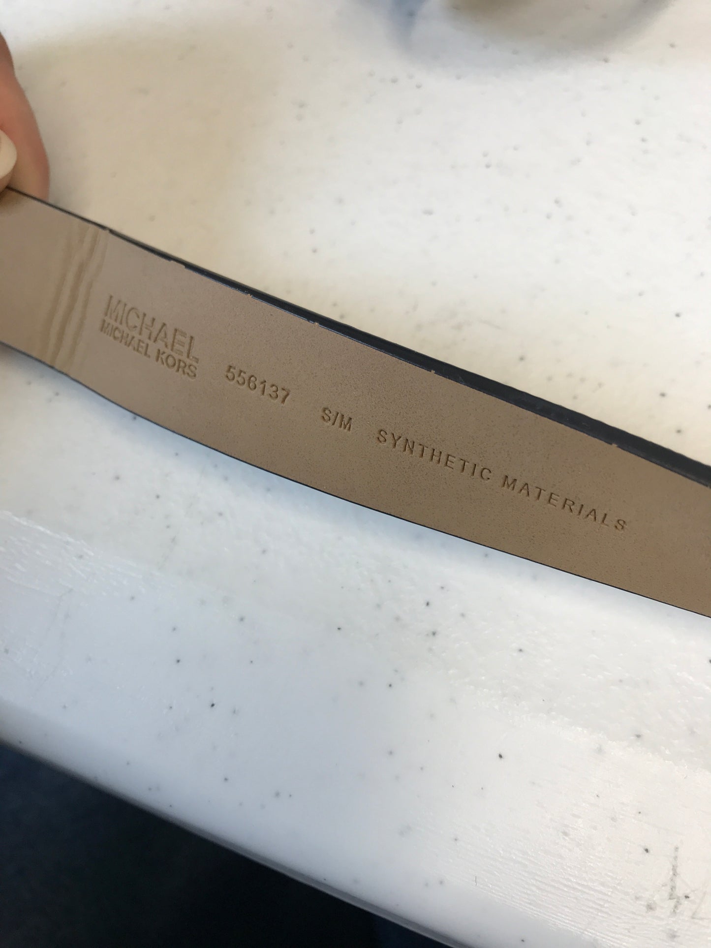 Belt Bag Designer By Michael Kors In Black & Grey, Size:Small