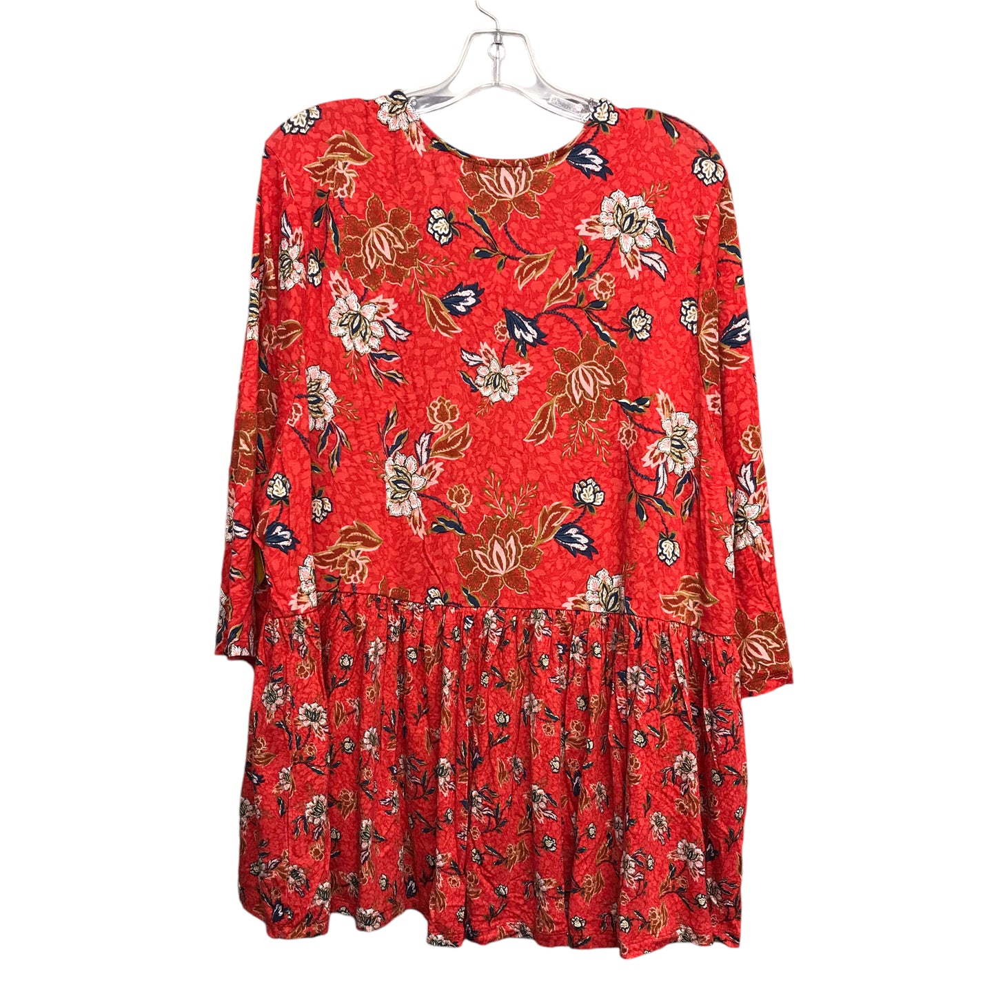 Top 3/4 Sleeve By Torrid In Red, Size:4X