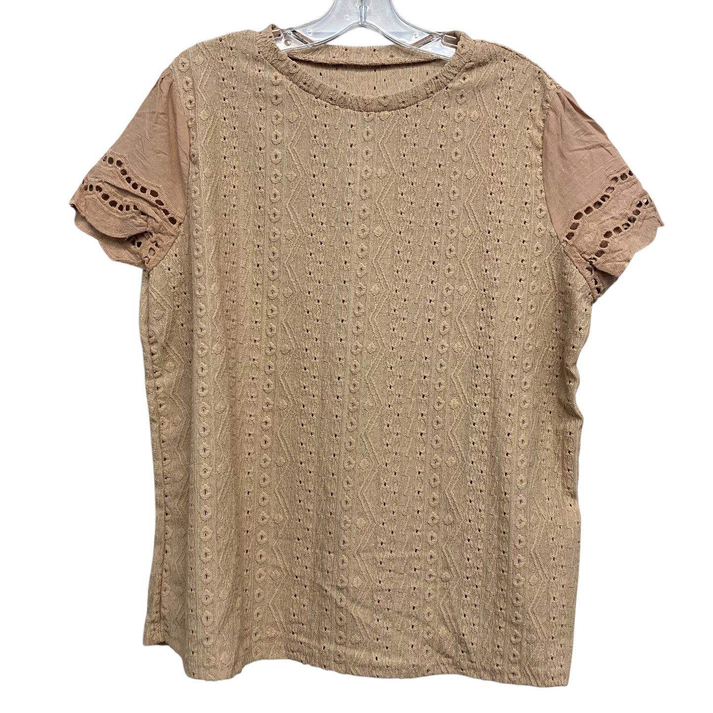 Top Ss By Shein In Tan, Size:Xl