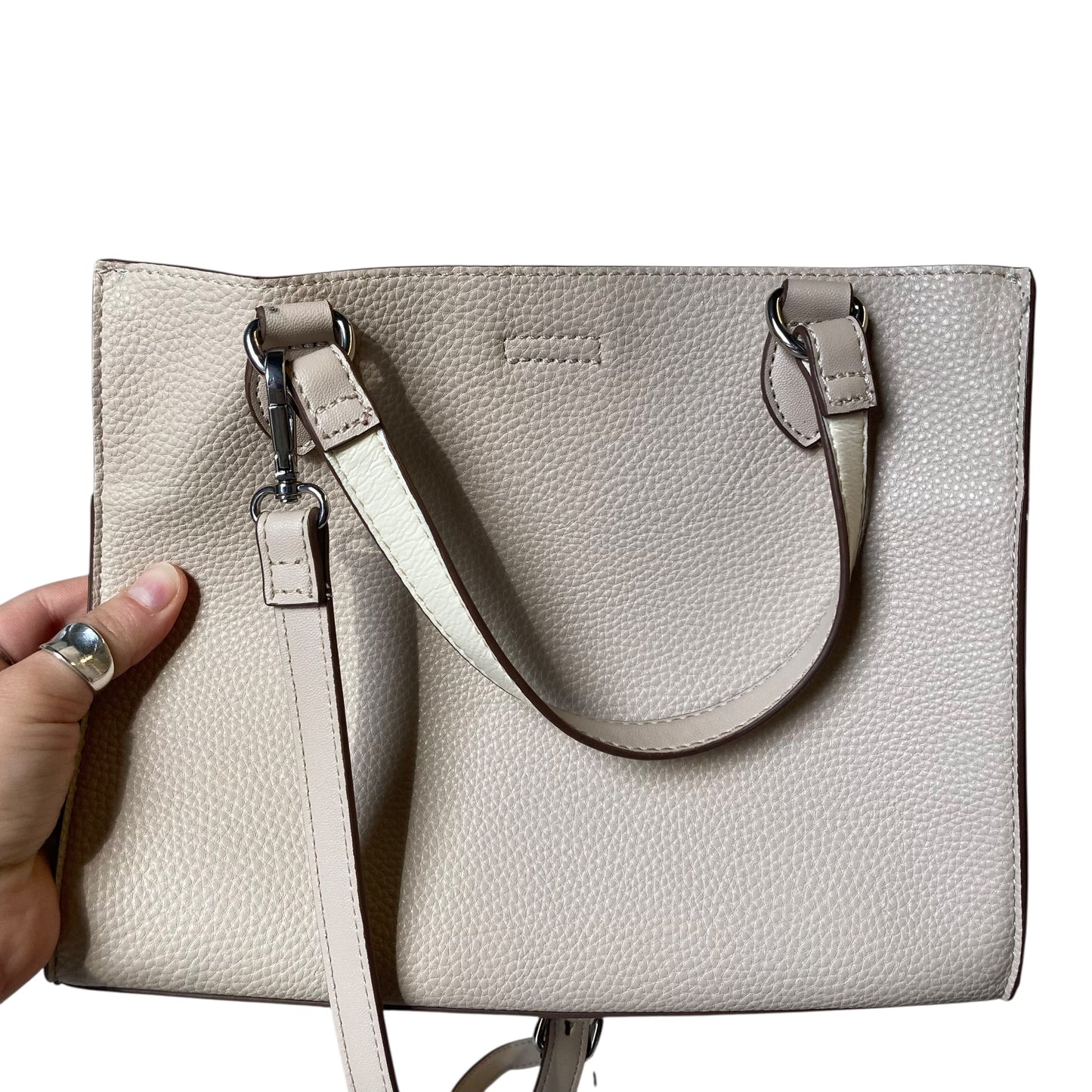 Crossbody By Anne Klein In Beige, Size:Small