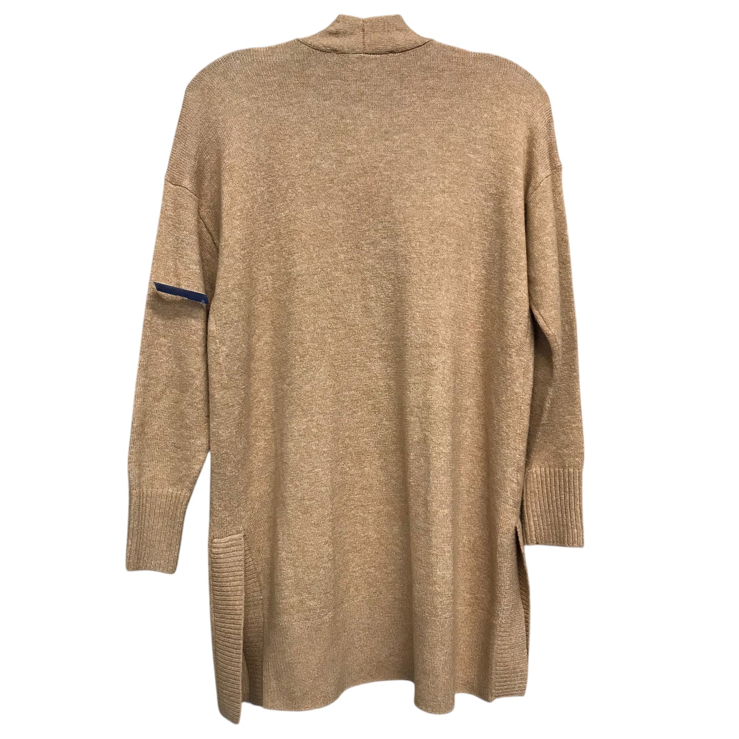 Sweater Cardigan By Loft In Tan, Size:Xsp