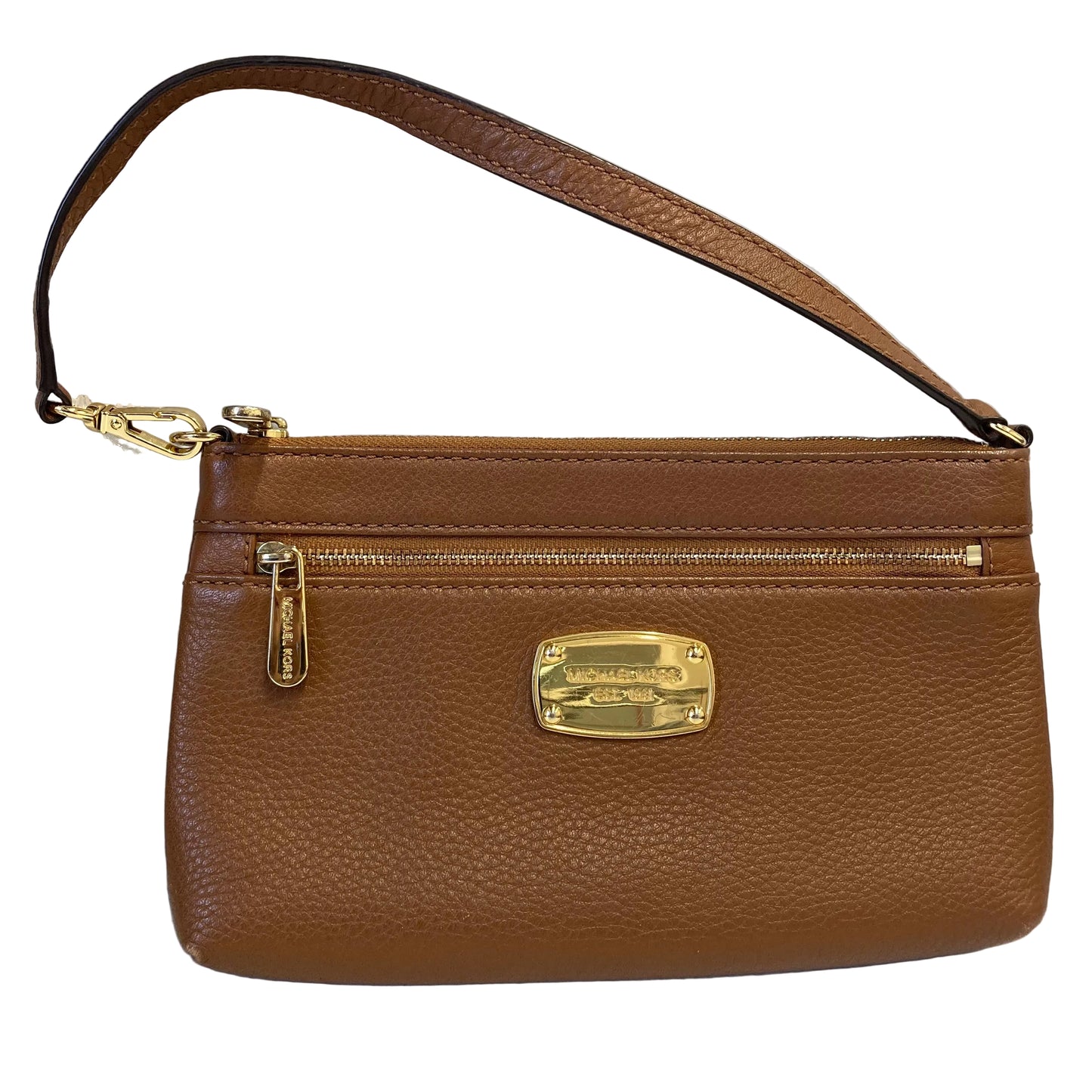 Wristlet Designer By Michael Kors In Brown, Size:Medium