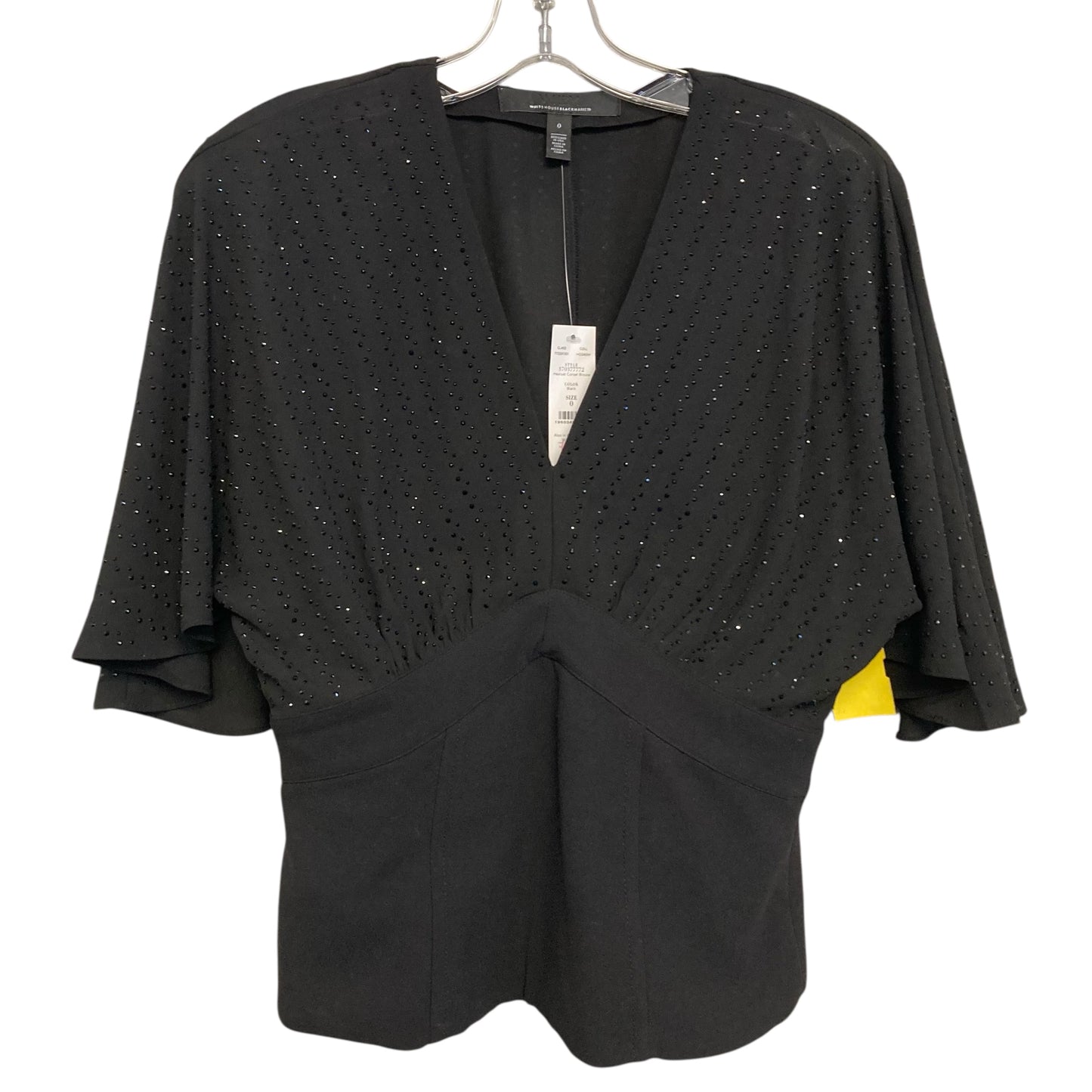 Top Ss By White House Black Market In Black, Size:Xs