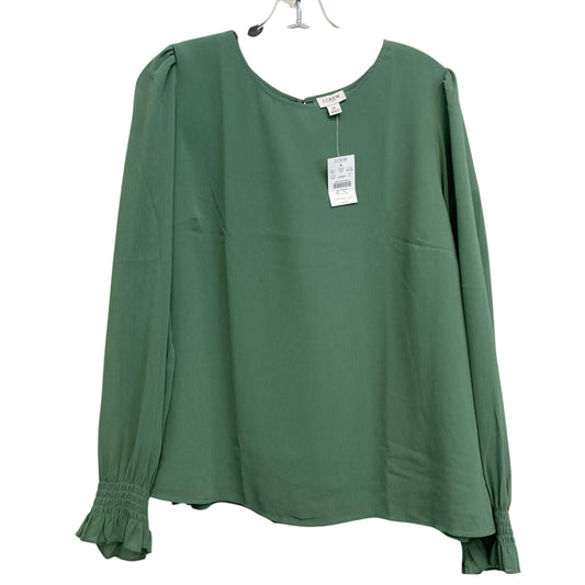 Top Ls By J. Crew In Green, Size:Xl