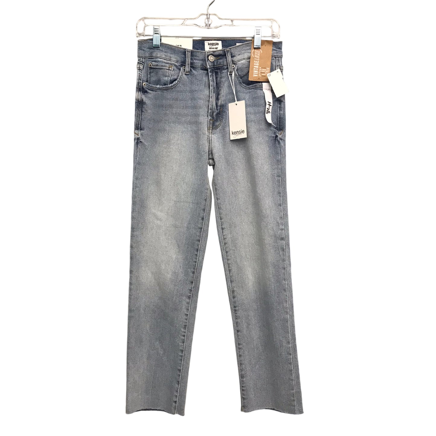 Jeans Straight By Kensie In Blue Denim, Size:4