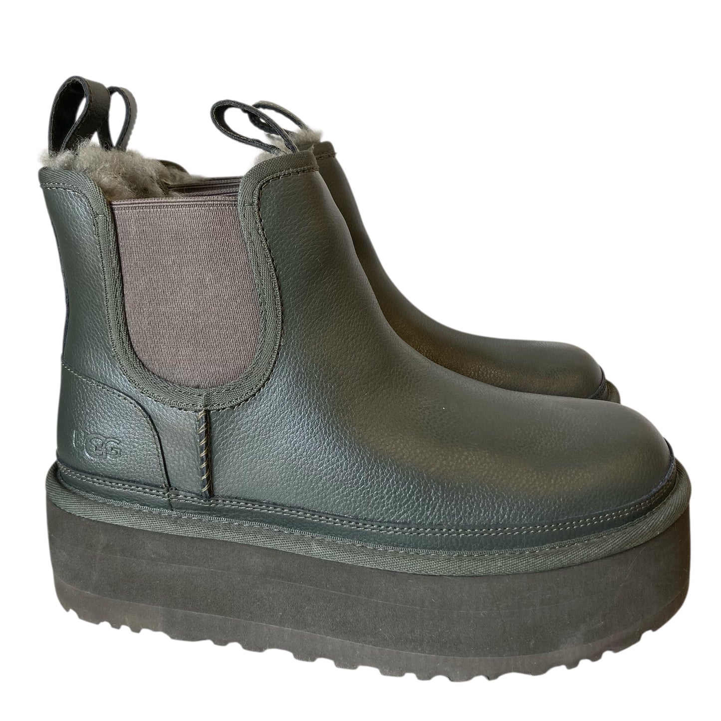 Boots Designer By Ugg In Green, Size:7