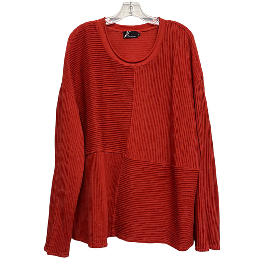 Top Ls By Fenini In Red, Size:Xl