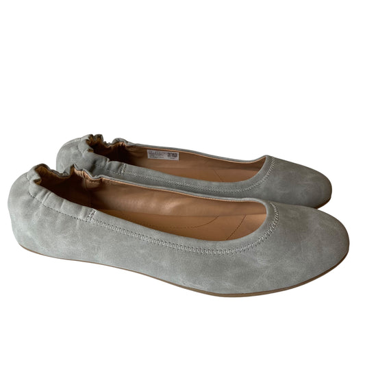 Shoes Flats By Toms In Grey, Size:10