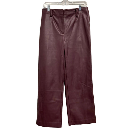 Pants Dress By Ann Taylor In Maroon, Size:4