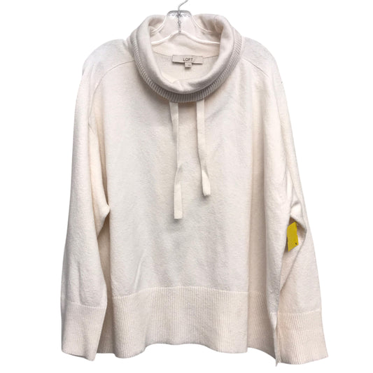 Sweater By Loft In Cream, Size:L