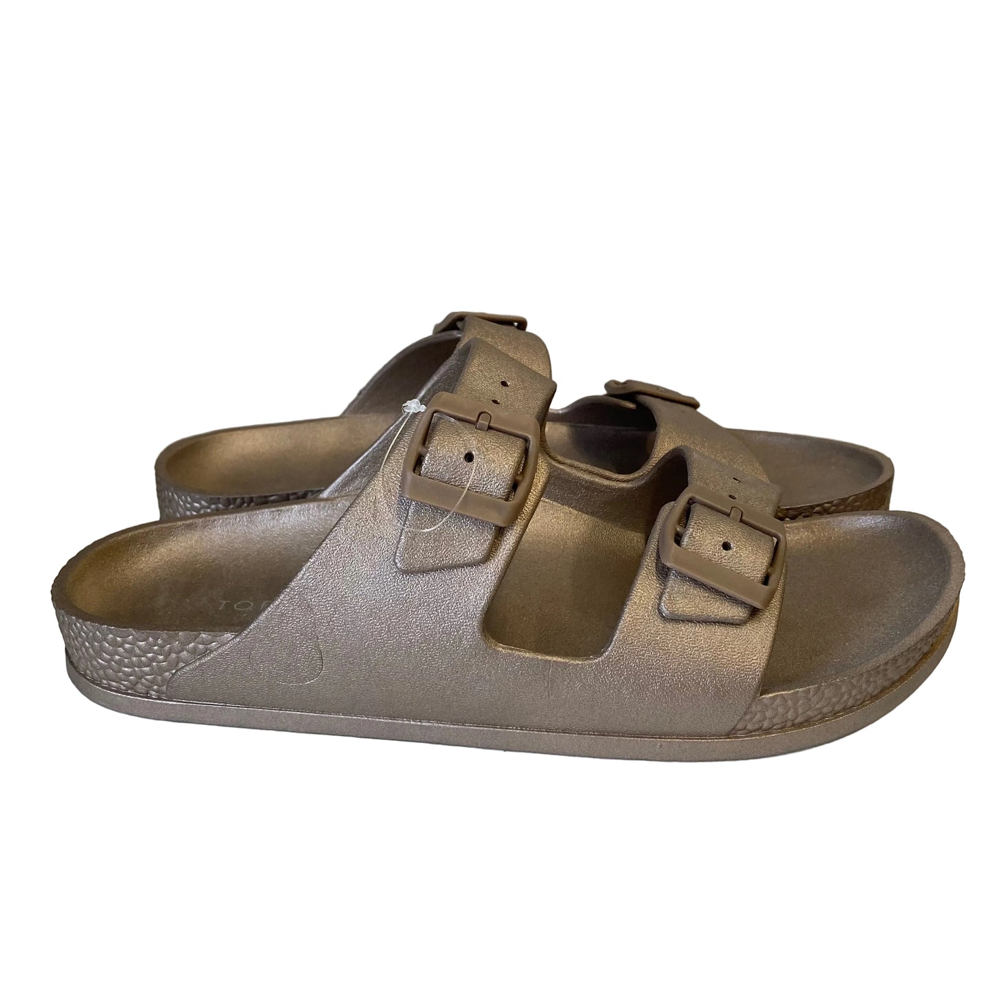 Sandals Flats By Torrid In Bronze, Size:11