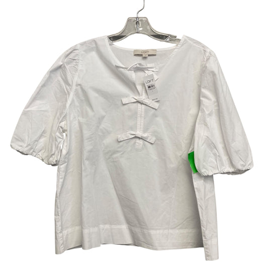 Top Ss By Loft In White, Size:L