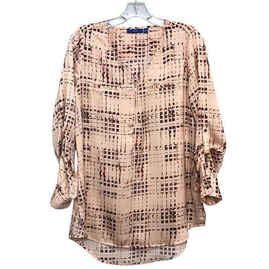 Top Ls By Apt 9 In Peach, Size:S