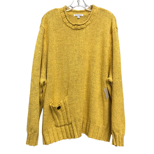 Sweater By Northstyle In Yellow, Size:3X