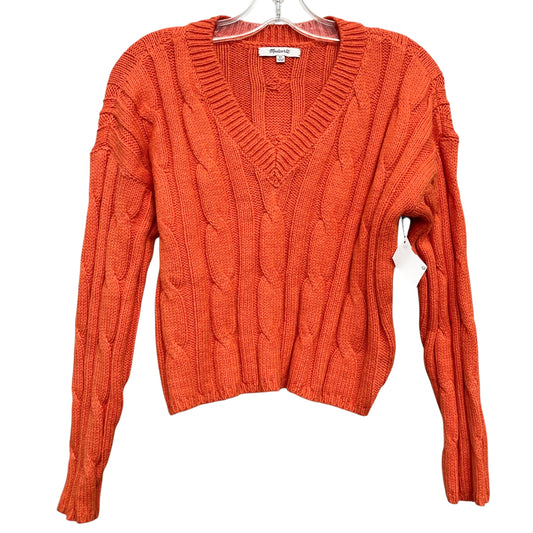 Sweater By Madewell In Orange, Size:Xs