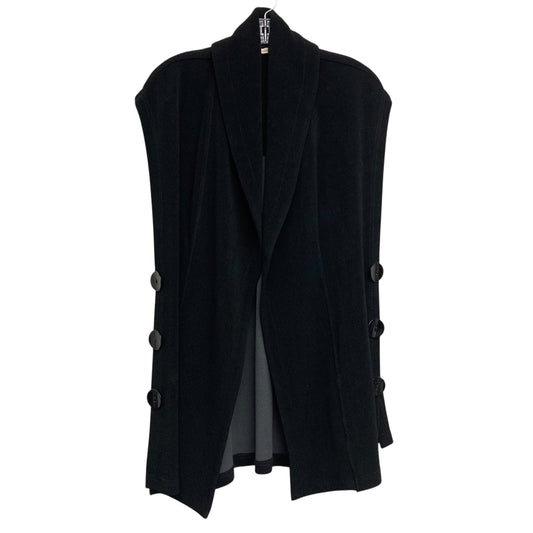 Vest Sweater By Soft Surroundings In Black, Size:M