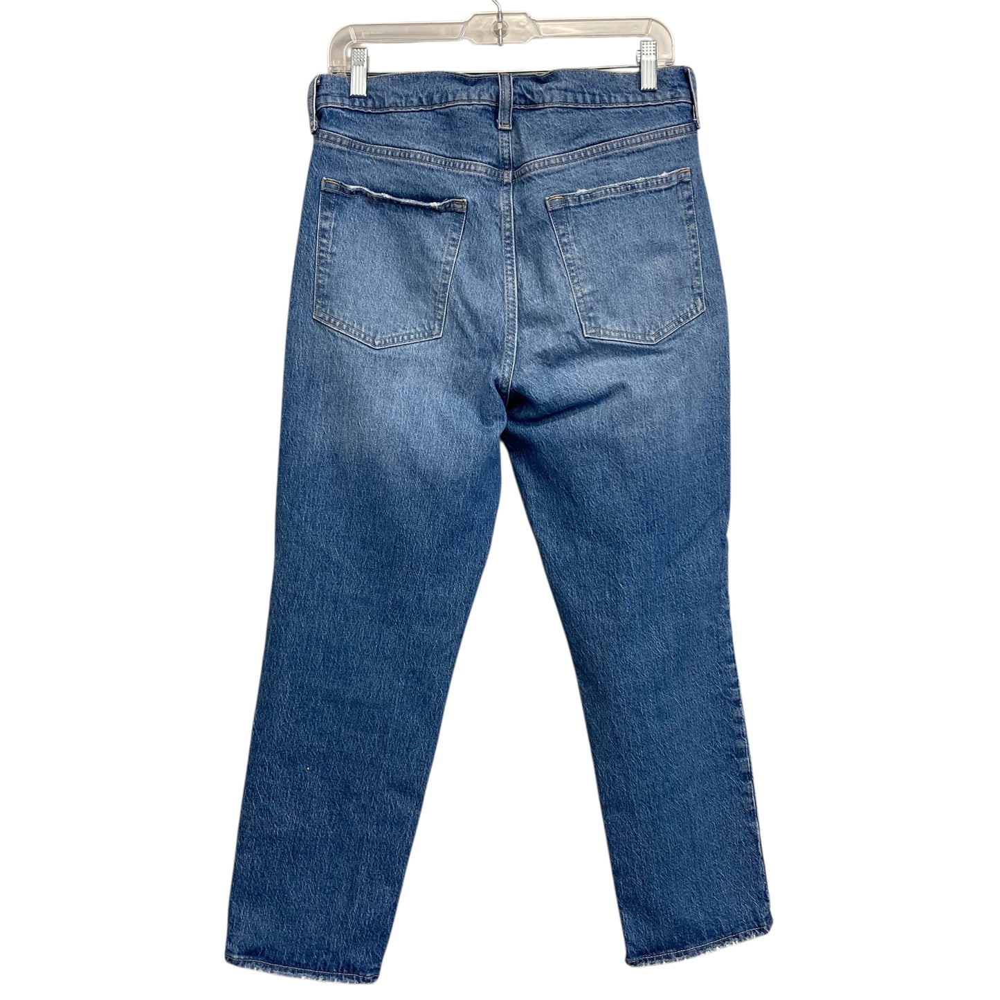 Jeans Straight By Gap In Blue Denim, Size:12