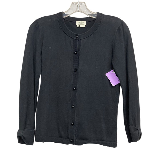 Sweater Cardigan Designer By Kate Spade In Black, Size:Xs
