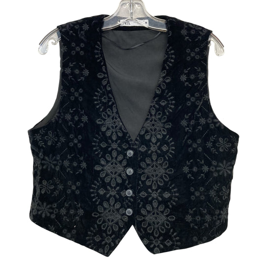 Vest Other By Zara In Black, Size:L