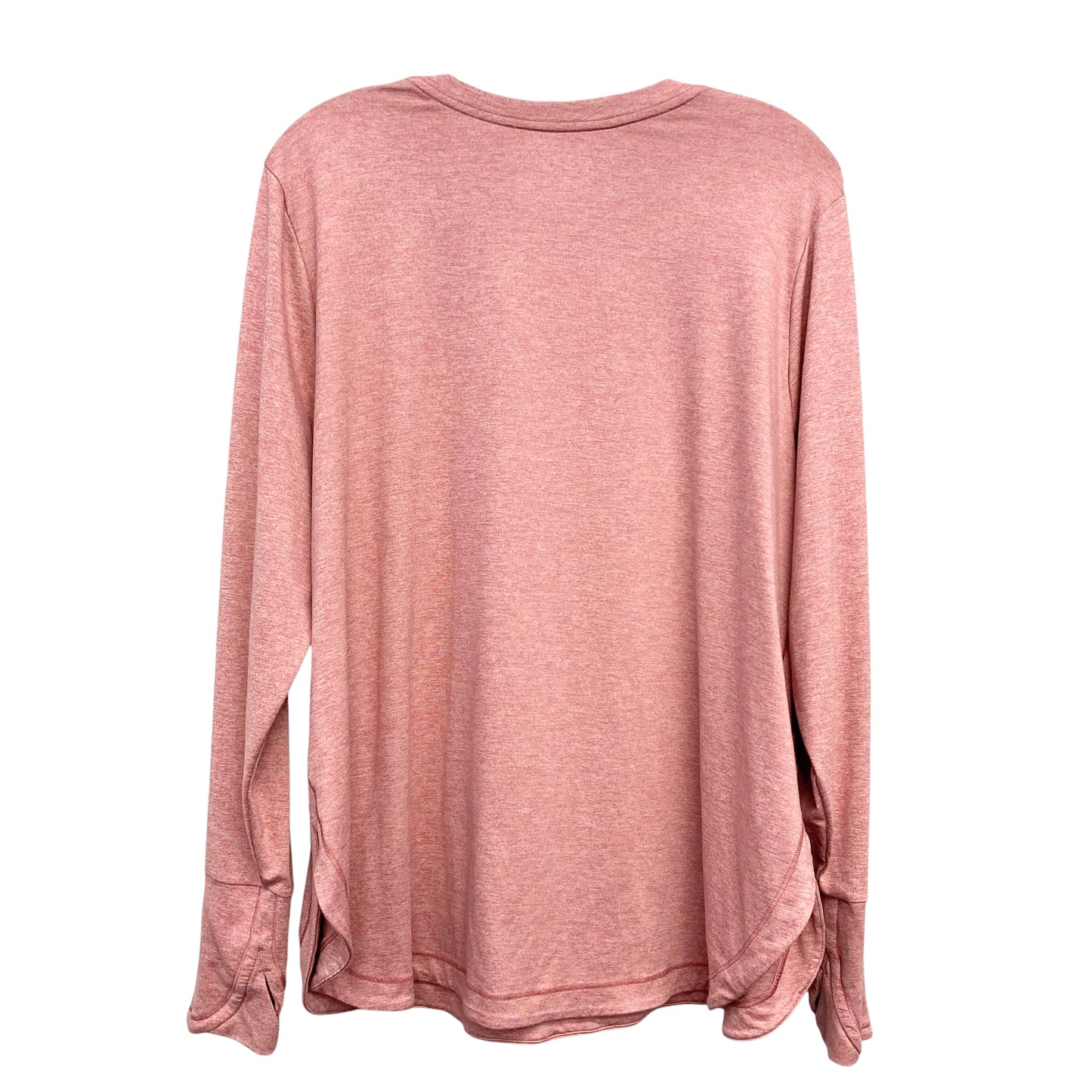 Athletic Top Ls Crewneck By Athleta In Pink, Size:2X