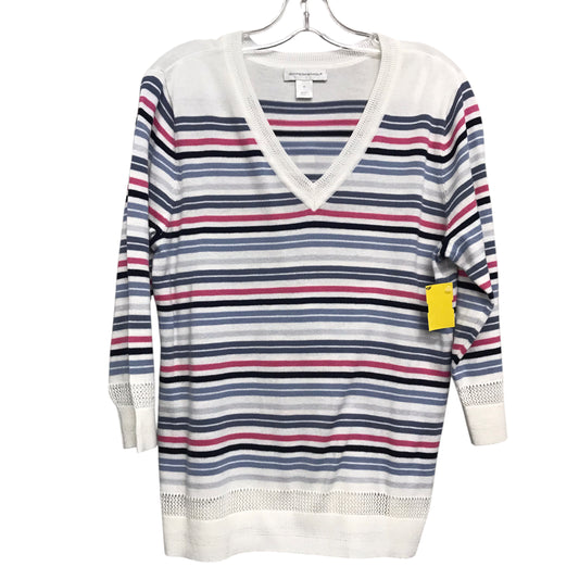 Top Ls By Christopher And Banks In Striped Pattern, Size:M